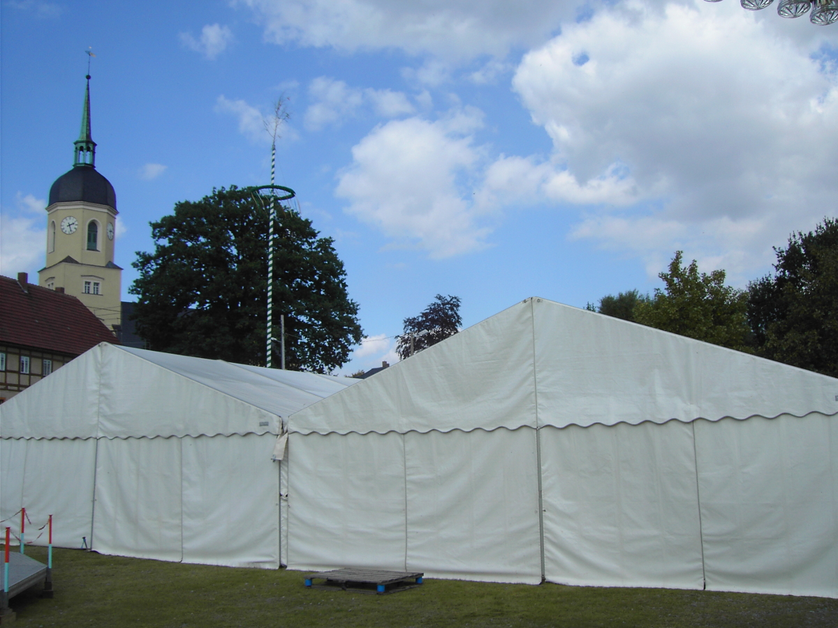 Verleih Festzelte Fa. Richter in Klingenberg für Stadtfeste, Dorffeste und Vereinsfeste